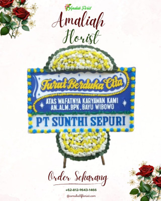 Papan Bunga Duka di Praya Tengah